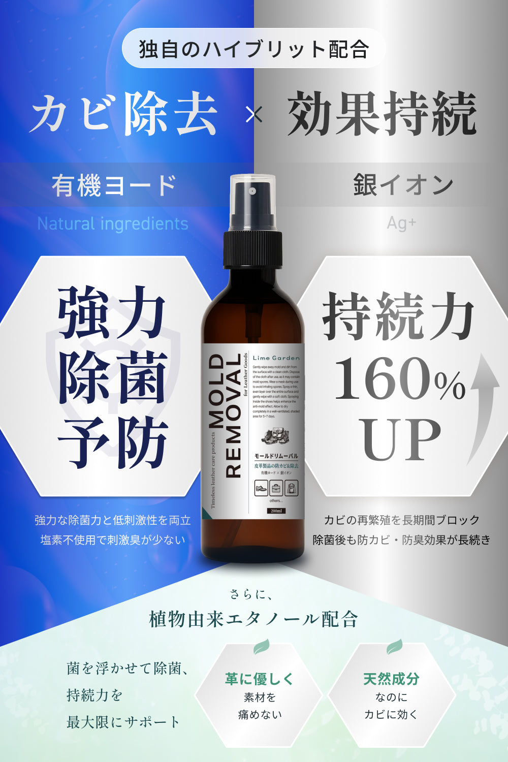 革製品 カビ取りスプレー SKP1120