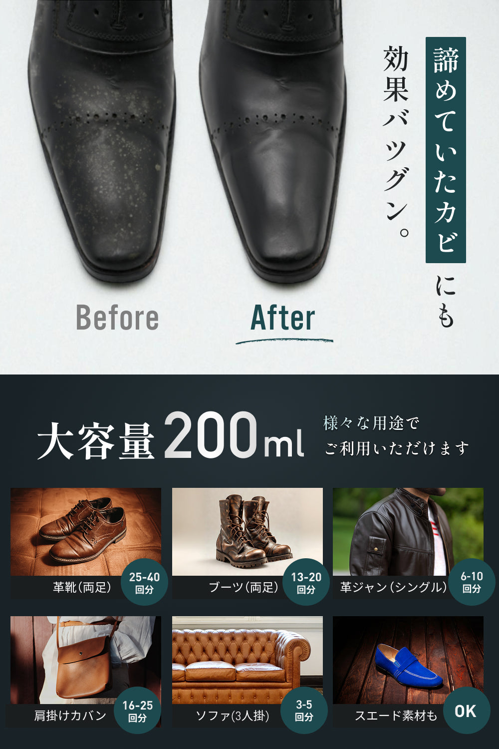 革製品 カビ取りスプレー SKP1120